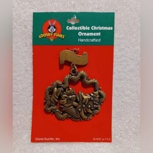 Vintage Looney tunes handcrafted collectible Christmas ornament # 6